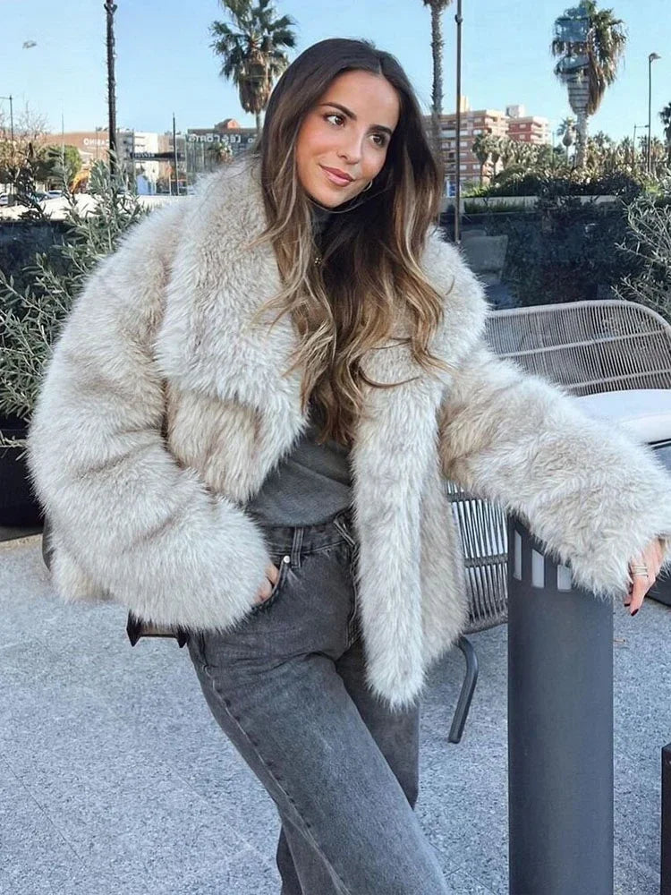 SOFT FUR COAT